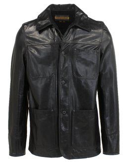 P522 - Informer - Men's Leather Unlined Chore Jacket