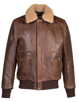 WWII Leather Bomber Jacket - Schott NYC