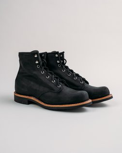 Style BT24 Black Suede Front View