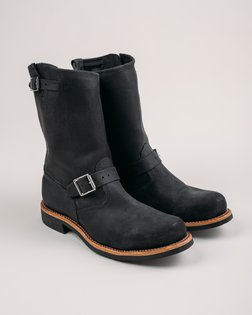 Style BT54 Black Suede Front View