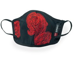 Mask1 Black Front View