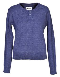 SW611W - Women's Waffle Henley Sweater