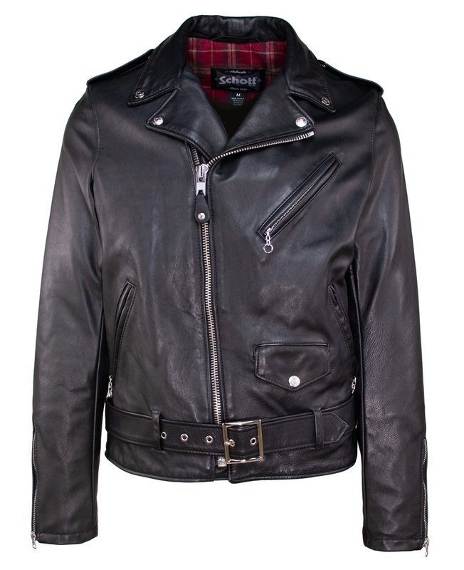 Hand Vintaged Cowhide Clean Motorcycle Jacket 503VN