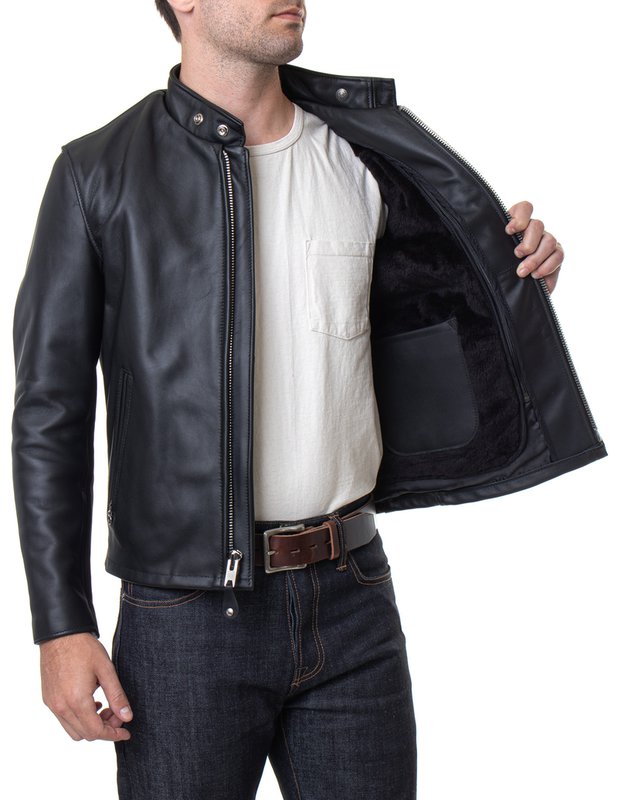 641 - Single Rider Steerhide Leather Motorcycle Jacket