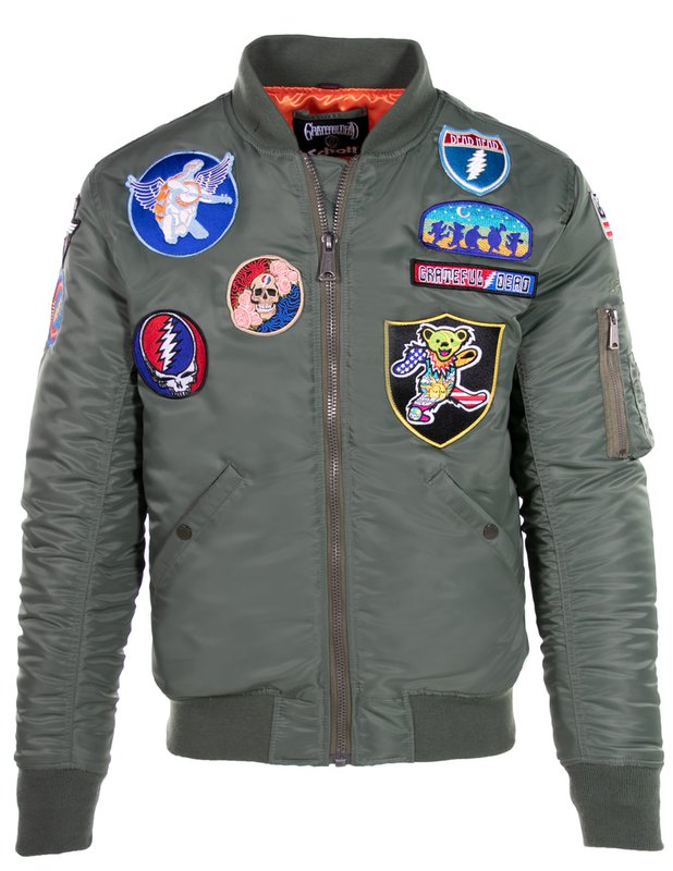 Schott NYC x Grateful Dead Cowhide Fitted Motorcycle Jacket